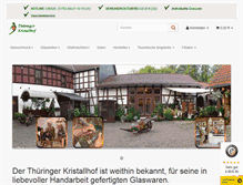 Tablet Screenshot of kristallhof.de